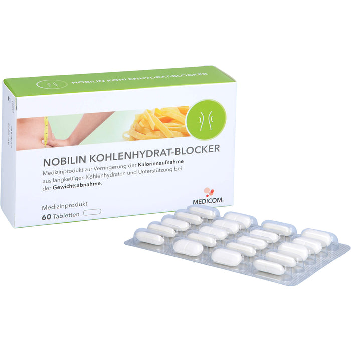 PhaSeo NOBILIN Kohlenhydrat-Blocker Tabletten, 60 St. Tabletten