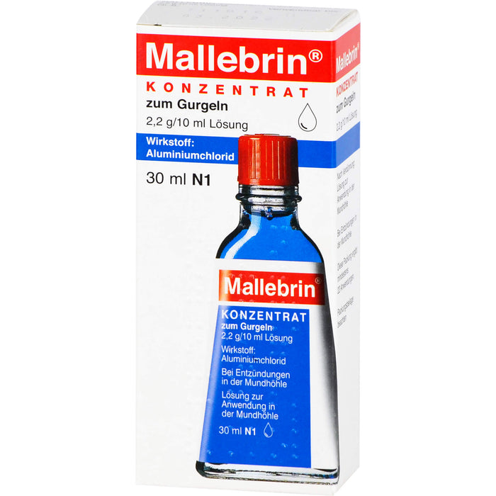 Mallebrin Konzentrat zum Gurgeln, 30 ml Lösung