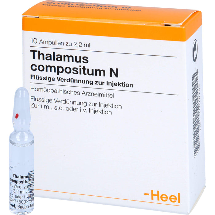 Heel Thalamus compositum N flüssige Verdünnung, 10 pc Ampoules