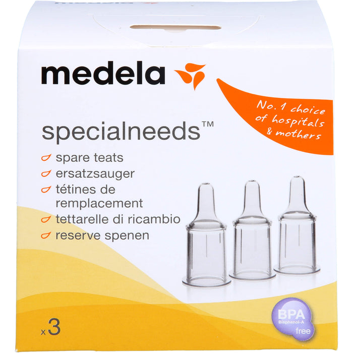 medela SpecialNeeds Gaumenspaltensauger aus Silikon, 1 St. Set