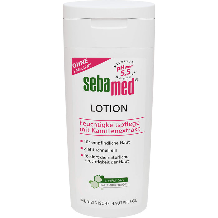 Sebamed Lotion Feuchtigkeitspflege mit Kamillenextrakt, 200 ml Lotion