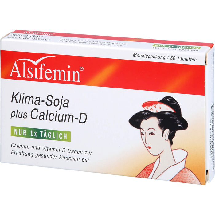 Alsifemin Klima-Soja plus Calcium-D Tabletten, 30 St. Tabletten