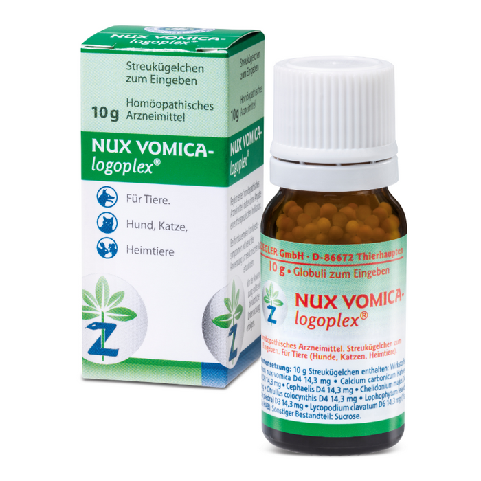 ZIEGLER Nux vomica logoplex Globuli, 10 g Globuli