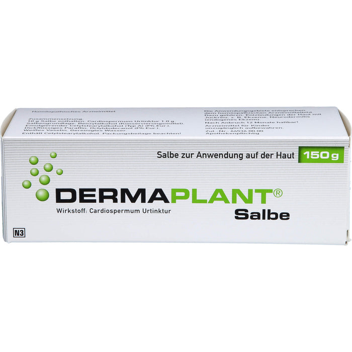 Dermaplant Salbe bei Juckreiz, Ekzemen und Neurodermitis, 150 g Salbe