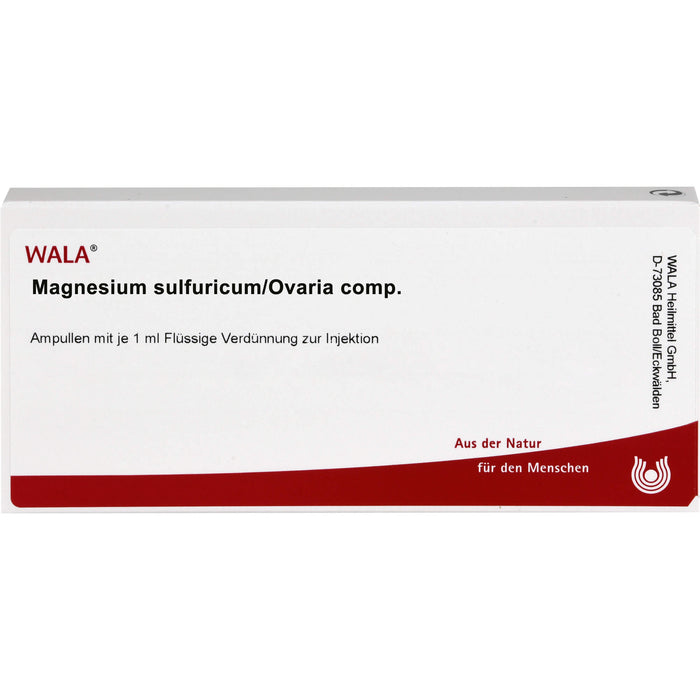 WALA Magnesium sulfuricum/Ovaria comp. flüssige Verdünnung, 10 St. Ampullen