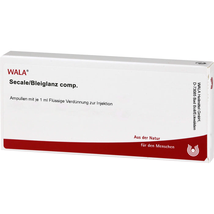 WALA Secale Bleiglanz comp. Ampullen, 10 pc Ampoules