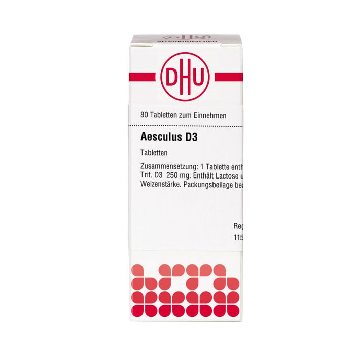 DHU Aesculus D3 Tabletten, 80 pcs. Tablets