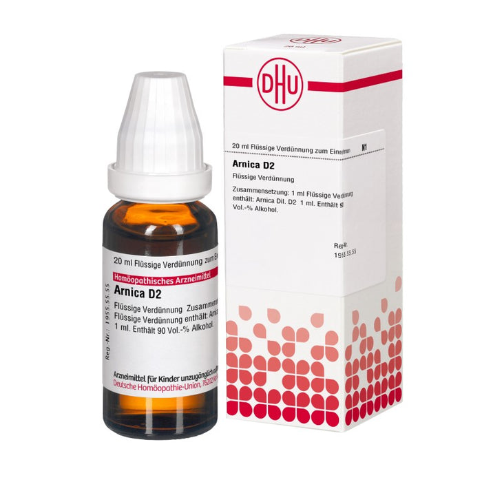 DHU Arnica D2 Dilution, 20 ml Lösung