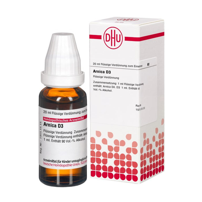 DHU Arnica D3 Dilution, 20 ml Lösung