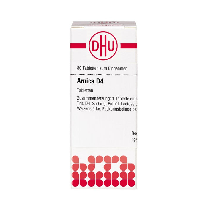 DHU Arnica D4 Tabletten, 80 St. Tabletten