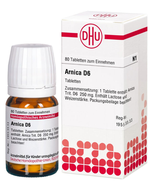 DHU Arnica D6, 80 St. Tabletten