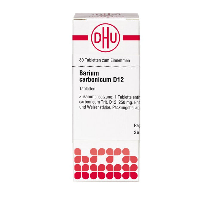 DHU Barium carbonicum D12 Tabletten, 80 pcs. Tablets