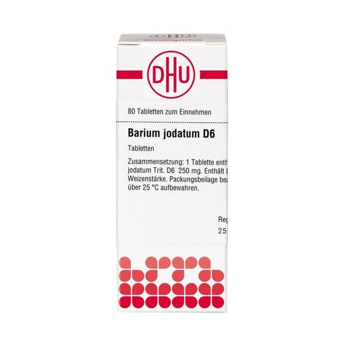 DHU Barium jodatum D6 Tabletten, 80 pc Tablettes