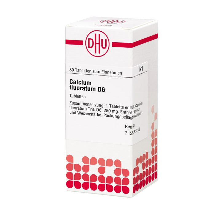 DHU Calcium fluoratum D6 Tabletten, 80 pc Tablettes