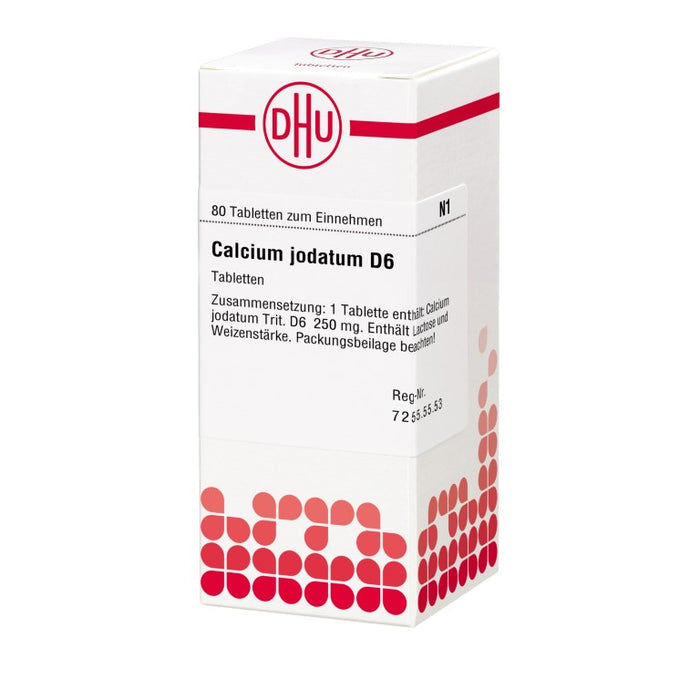 DHU Calcium jodatum D6 Tabletten, 80 pc Tablettes