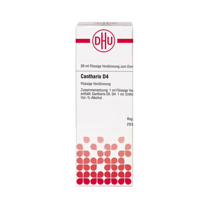 DHU Cantharis D4 Dilution, 20 ml Lösung