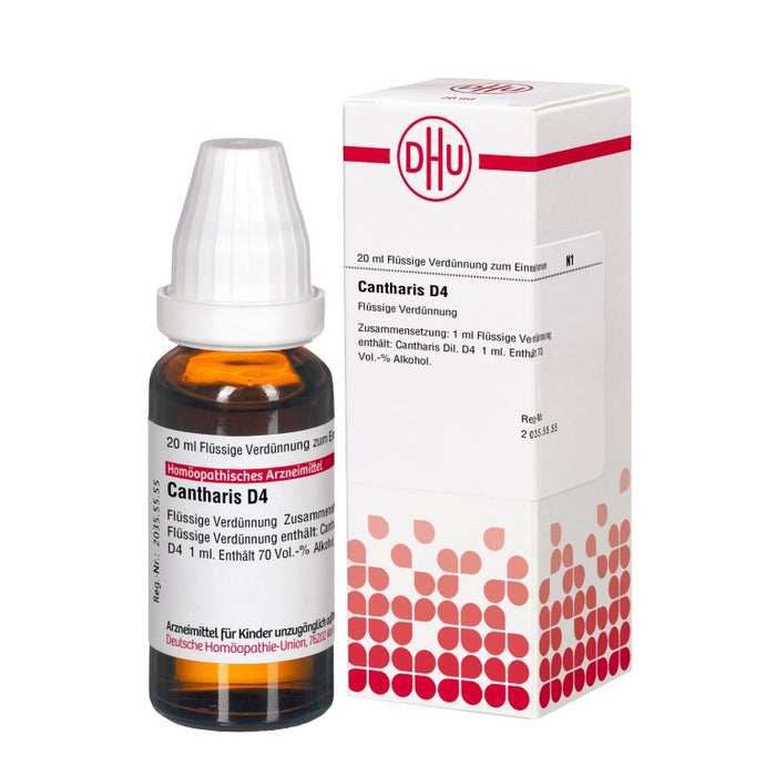 DHU Cantharis D4 Dilution, 20 ml Lösung