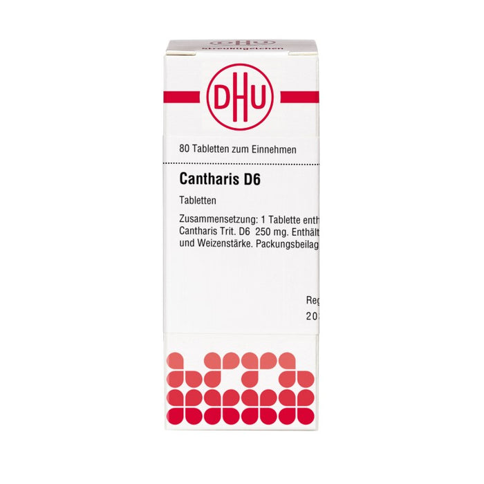 DHU Cantharis D6 Tabletten, 80 St. Tabletten