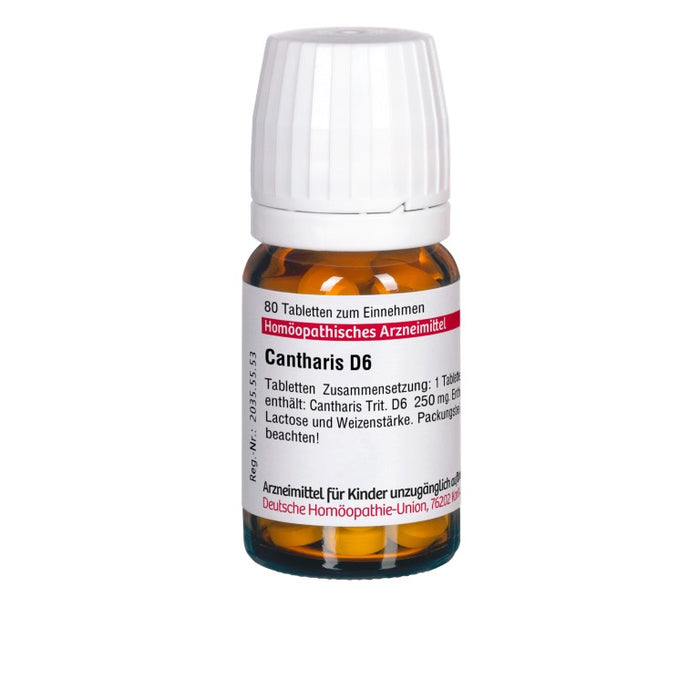 DHU Cantharis D6 Tabletten, 80 St. Tabletten