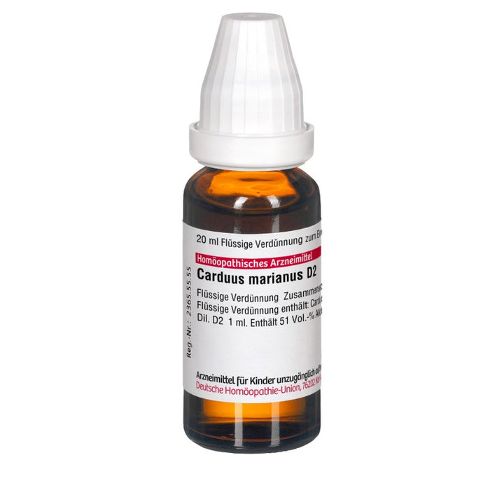 DHU Carduus marianus D2 Dilution, 20 ml Lösung