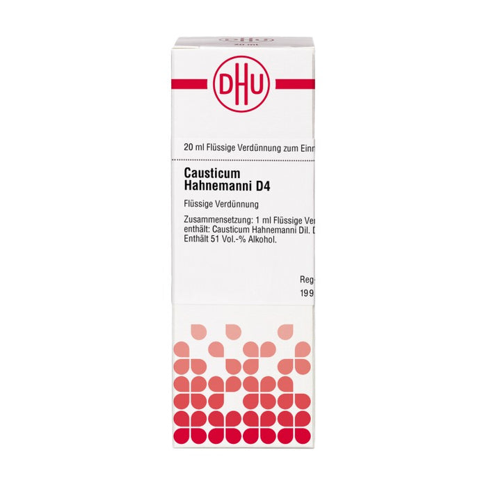 DHU Causticum Hahnemanni D4 Dilution, 20 ml Lösung