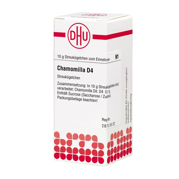 DHU Chamomilla D4 Streukügelchen, 10 g Globules