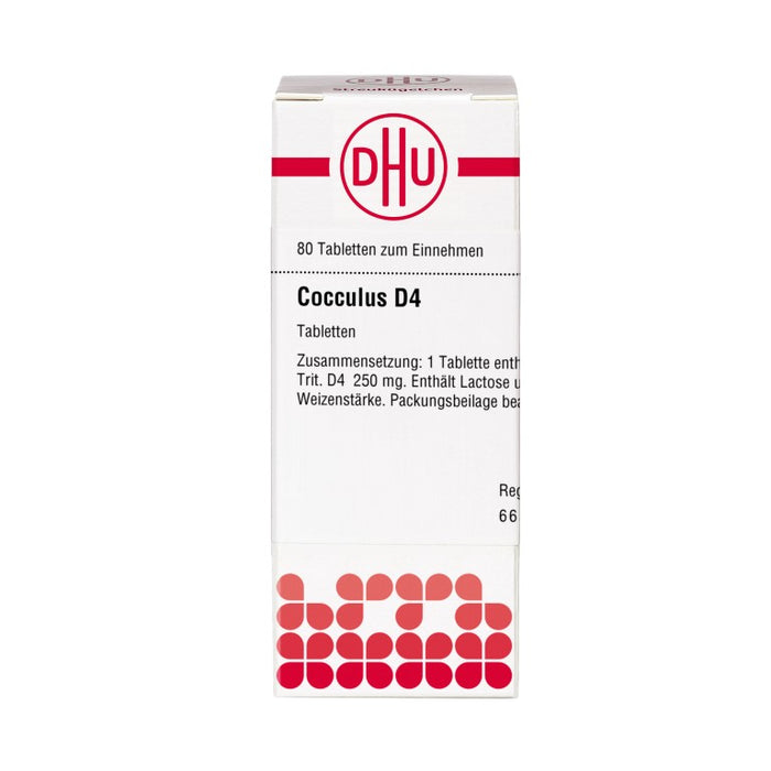 DHU Cocculus D4 Tabletten, 80 pcs. Tablets