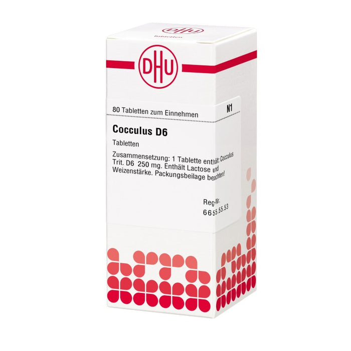 DHU Cocculus D6 Tabletten, 80 pc Tablettes