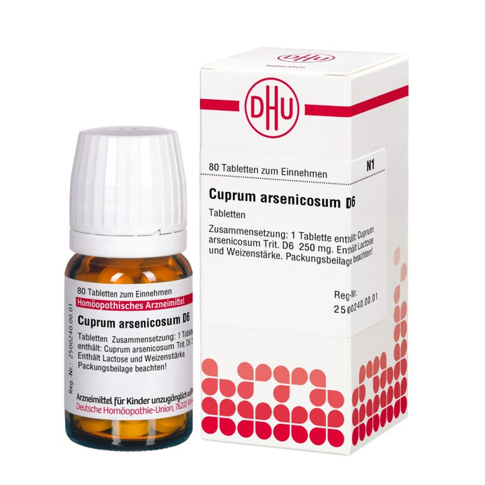 Cuprum arsenicosum D6 DHU Tabletten, 80 St. Tabletten