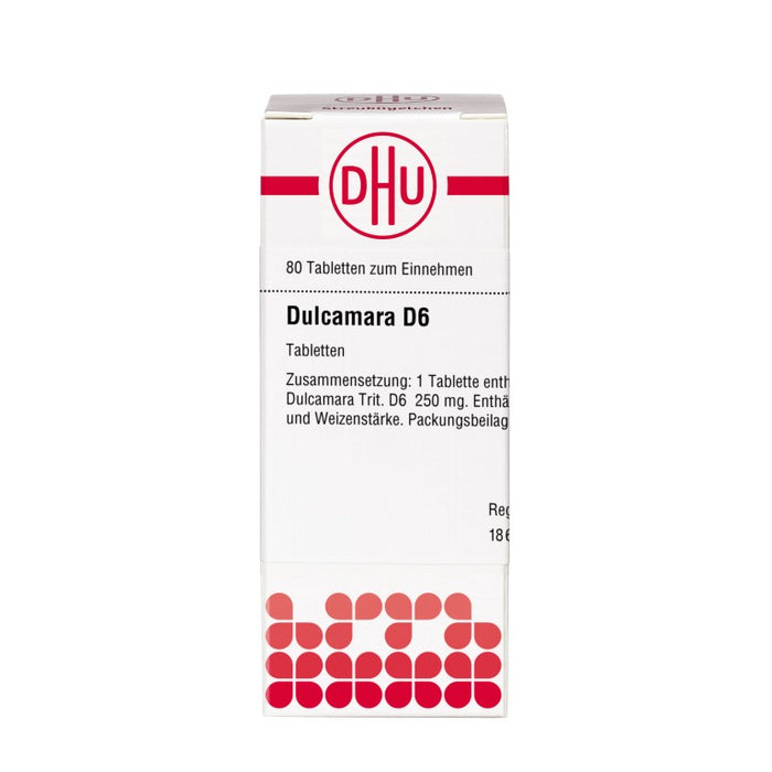 DHU Dulcamara D6 Tabletten, 80 pc Tablettes