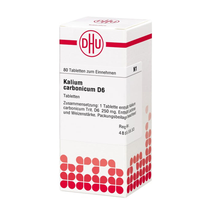 DHU Kalium carbonicum D6 Tabletten, 80 pcs. Tablets