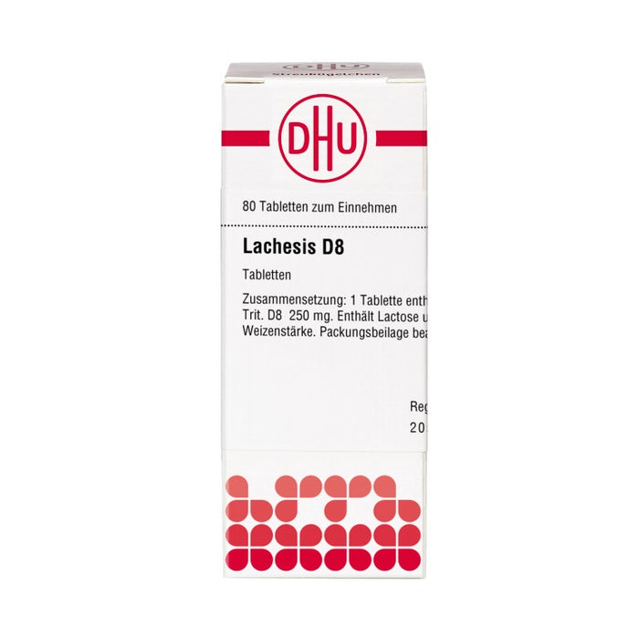 DHU Lachesis D8 Tabletten, 80 pcs. Tablets