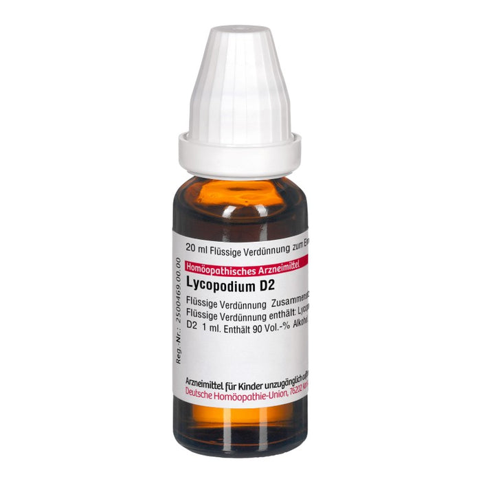 DHU Lycopodium D2 Dilution, 20 ml Lösung