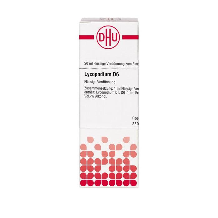 DHU Lycopodium D6 Dilution, 20 ml Lösung