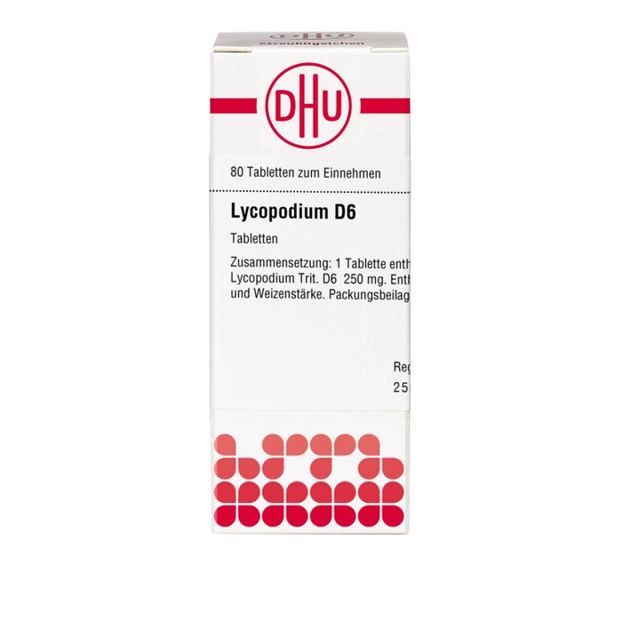 DHU Lycopodium D6 Tabletten, 80 pc Tablettes