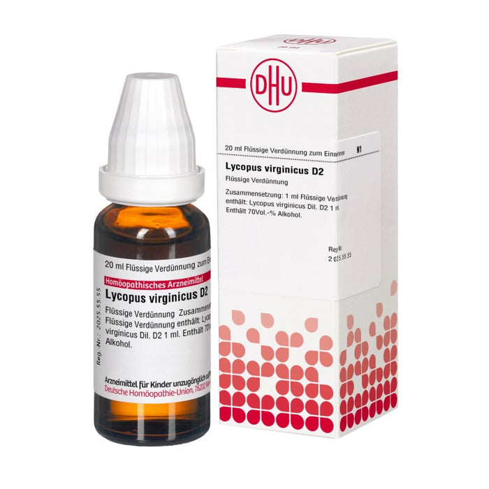 DHU Lycopus virginicus D2 Dilution, 20 ml Lösung