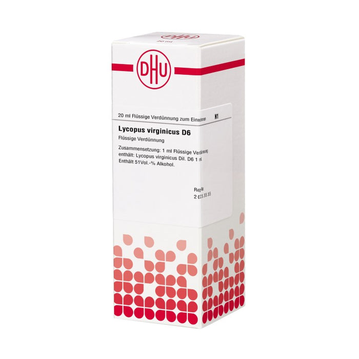 DHU Lycopus virginicus D6 Dilution, 20 ml Lösung