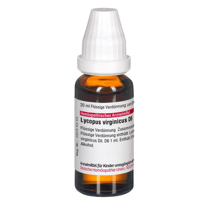 DHU Lycopus virginicus D6 Dilution, 20 ml Lösung