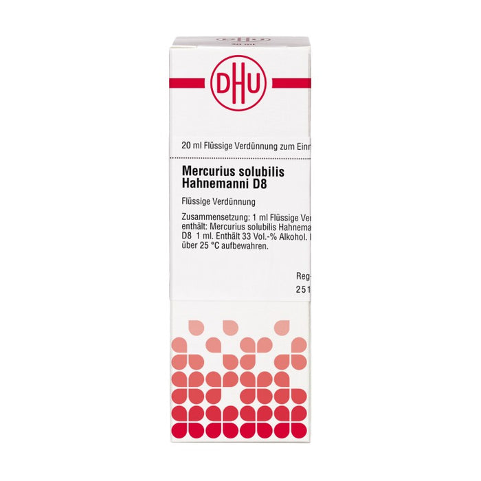 DHU Mercurius solubilis Hahnemanni D8 Dilution, 20 ml Lösung