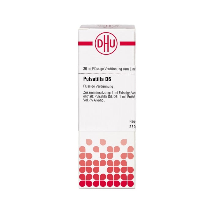 DHU Pulsatilla D6 Dilution, 20 ml Lösung