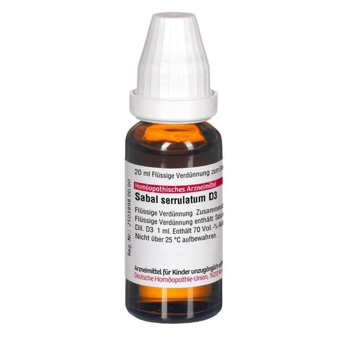 DHU Sabal serrulatum D3 Dilution, 20 ml Lösung