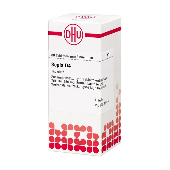 DHU Sepia D4 Tabletten, 80 pcs. Tablets