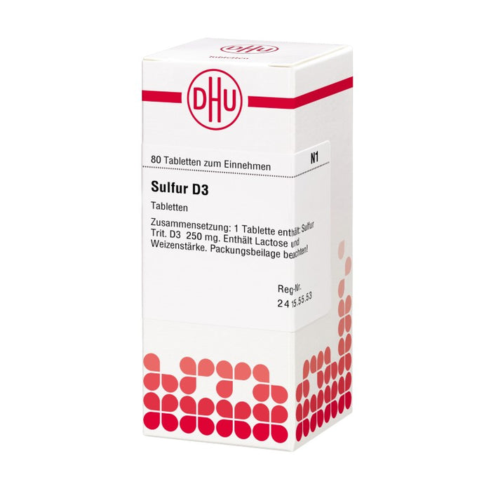 DHU Sulfur D3 Tabletten, 80 St. Tabletten