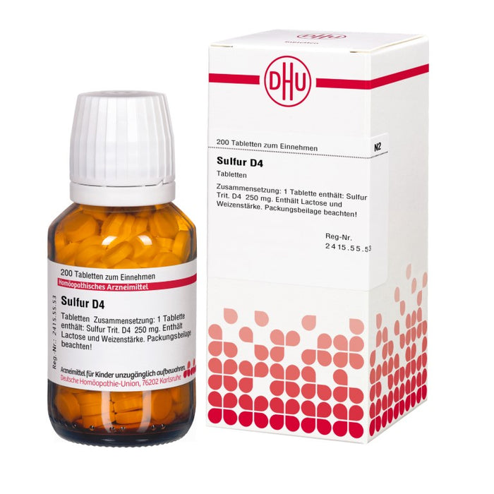 DHU Sulfur D4 Tabletten, 200 St. Tabletten