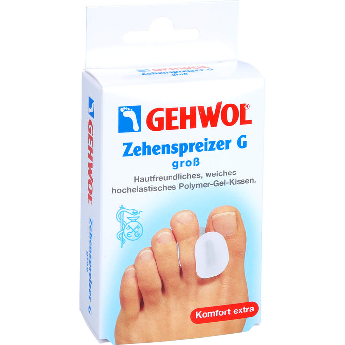 GEHWOL Zehenspreizer G groß hochelastisches Polymer-Gel-Kissen, 3 pcs. Patch