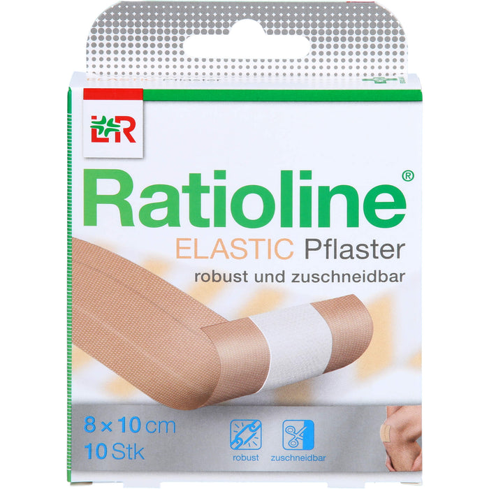 Ratioline elastic Wundschnellverband 4cmx1m, 1 St VER