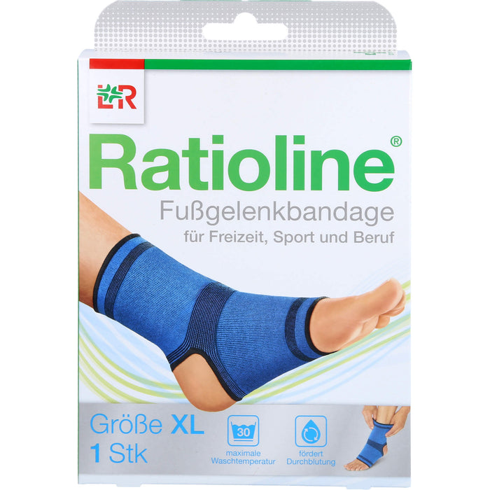 Ratioline active Fussgelenkbandage Größe S, 1 St BAN