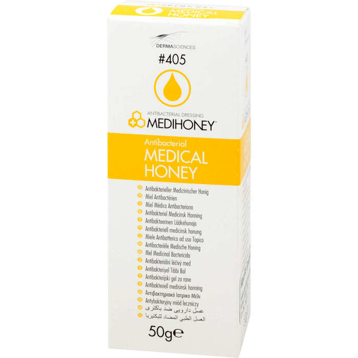 MEDIHONEY antibakterieller medizinischer Honig, 50 g Crème