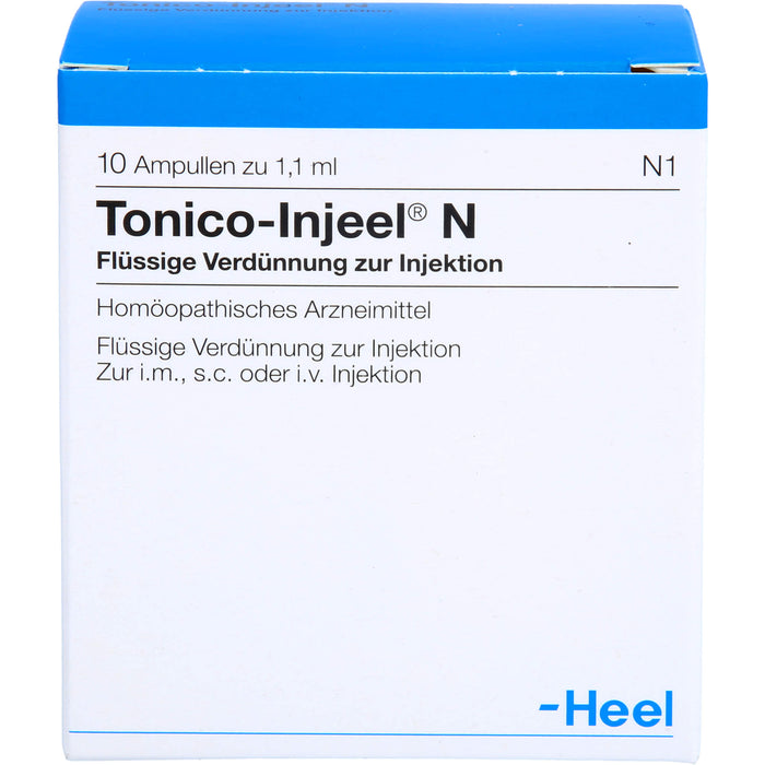 Heel Tonico-Injeel N flüssige Verdünnung, 10 pc Ampoules