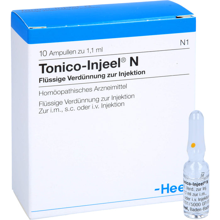 Heel Tonico-Injeel N flüssige Verdünnung, 10 pc Ampoules